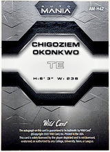 Load image into Gallery viewer, 2022 Wild Card Auto Mania Orange #AM-H42 Chigoziem Okonkwo Rookie Auto 3/10

