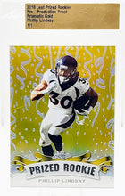 Load image into Gallery viewer, Phillip Lindsay 2018 Leaf Metal Prized Rookies Prismatic GOLD #1/1
