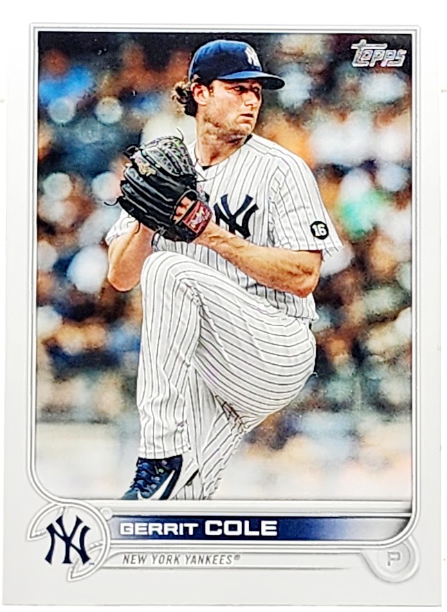 Gerrit Cole 2022 Topps Series 1 Baseball Card #35 New York Yankees