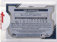 Load image into Gallery viewer, 2021 Topps Triple Threads Gold /35 Ian Anderson #RFPAR-IA Rookie Auto RC
