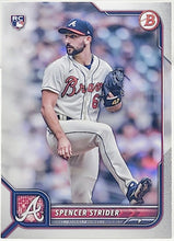 Load image into Gallery viewer, 2022 Bowman #41 Spencer Strider RC Atlanta Braves
