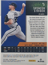 Load image into Gallery viewer, 2022 Capstone Baseball Base Red #38 Spencer Strider - Atlanta Braves
