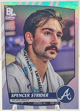 Load image into Gallery viewer, 2023 Big League Base Uncommon Rainbow Foil #227 Spencer Strider - Atlanta Braves

