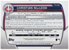 Load image into Gallery viewer, 2023 Bowman Christian MacLeod 1st Bowman Purple Auto 240/250 #PPA-CMD
