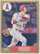 Load image into Gallery viewer, 2022 Topps Chrome #2 1987 Style Refractor #87BC2 Shohei Ohtani Angels GMA 9 MINT - walk-of-famesports
