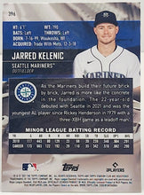 Load image into Gallery viewer, 2021 Stadium Club Chrome Jarred Kelenic #396 Rookie RC Refractor 1991 Variation - walk-of-famesports

