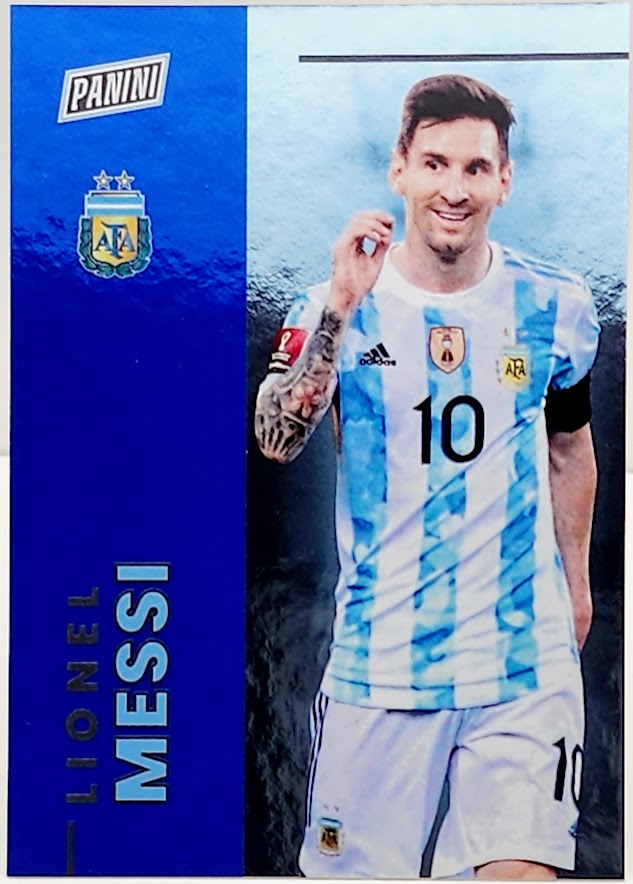 2022 Panini National Convention Insert Blue #N13 Lionel Messi /50