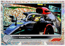 Load image into Gallery viewer, 2022 Topps Chrome F1 Mini Diamonds Refractor #7 Lewis Hamilton #160/299
