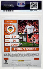 Load image into Gallery viewer, 2019 Panini Chronicles Contenders Rookie Ticket #RT10 Ferran Torres PSA 10 RC
