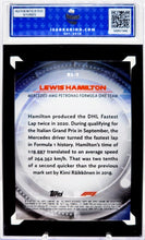 Load image into Gallery viewer, 2021 Topps Chrome F1 #RL1 Lewis Hamilton REDLINERS Card ISA 10 GEM MNT
