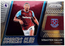 将图片加载到图库查看器，2020-21 Panini Prizm English Premier League Scorers Club 13 Sebastien Haller
