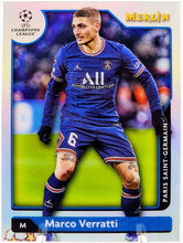 Load image into Gallery viewer, 2021-22 Topps Merlin Chrome UEFA MARCO VERRATTI REFRACTOR #88
