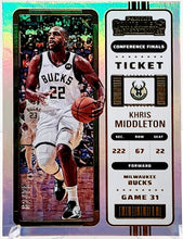 Load image into Gallery viewer, 2022-23 Panini Contenders Conference Finals Ticket #37 Khris Middleton /75
