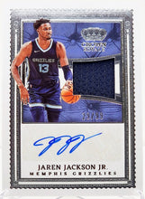 Load image into Gallery viewer, 2022-23 Panini Crown Royale #KCJ-JJJ Jaren Jackson Jr. Kings Court Patch Auto /99
