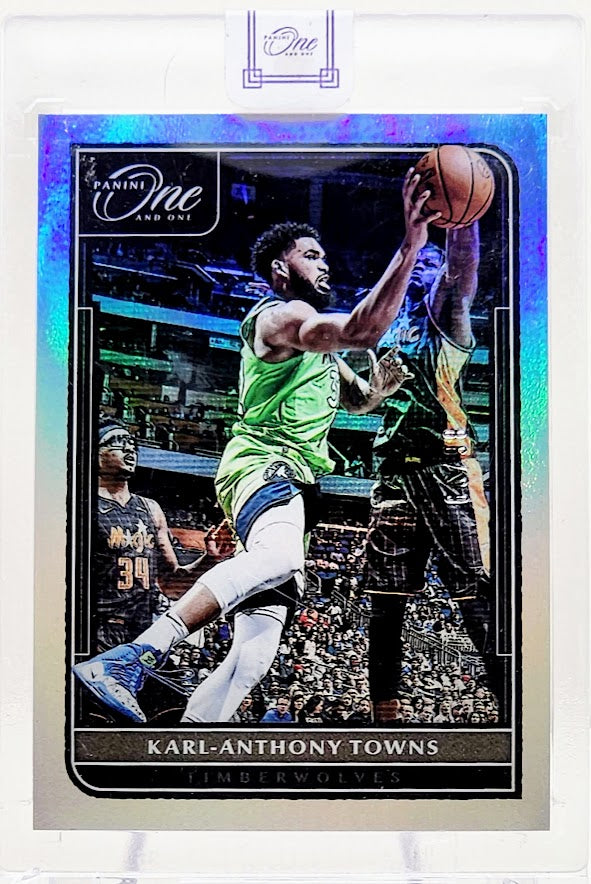 2021-22 Panini One and One #37 Karl-Anthony Towns /99 Base Card