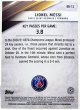 Load image into Gallery viewer, 2021-22 Topps UEFA Champions League Best of the Best #BB-13 Lionel Messi Card
