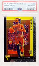 Load image into Gallery viewer, 2019-20 Panini Chronicles Flux Coby White #583 PSA 10 GEM
