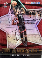 Load image into Gallery viewer, 2020-21 Hoops Lights Camera Action Winter Holo Jimmy Butler #15 Card ISA 9 Mint

