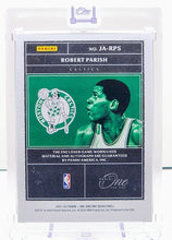 Load image into Gallery viewer, 2020-21 Panini One And One Basketball Relic Auto #JA-RPS Robert Parish Card /99
