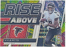 Load image into Gallery viewer, 2021 Spectra Football Rise Above Meta 9/25 Kyle Pitts Rookie #RA-15 Atlanta Falcons
