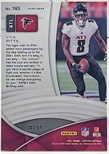 Load image into Gallery viewer, 2021 Panini Spectra Celestial Rookie 30/99 Kyle Pitts #145 Rookie RC Atlanta Falcons
