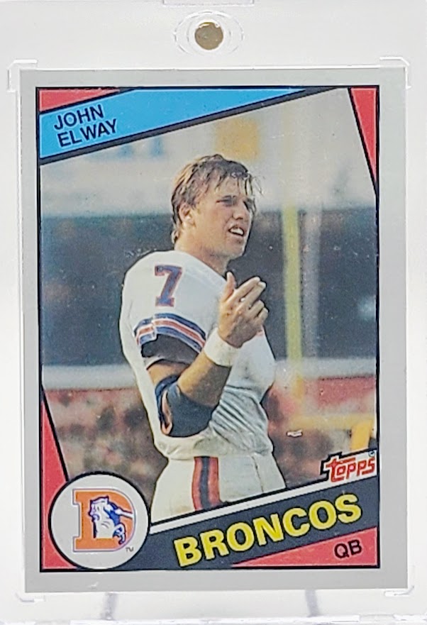 1984 Topps Football #63 John Elway RC Denver Broncos