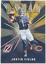 Load image into Gallery viewer, JUSTIN FIELDS 2022 Panini Zenith Football Z-Team #ZT-12 Chicago Bears SP
