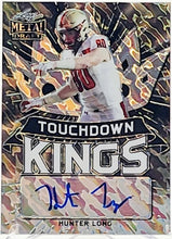 Load image into Gallery viewer, 2021 Leaf Metal Draft Touchdown Kings Black Marbles 6/15 Hunter Long Rookies AUTO #TK-HL1
