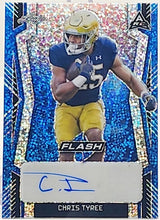Load image into Gallery viewer, 2022 Leaf Flash #BA-CT1 Chris Tyree Rookie Auto Blue Sparkles /25
