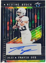 Load image into Gallery viewer, Travis Dye Crystal Black Autograph 1/3 2022 Leaf Valiant #RS-TD1
