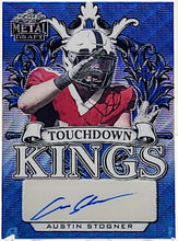 Load image into Gallery viewer, 2022 Leaf Metal Draft Touchdown Kings Blue Shimmer /25 Austin Stogner Auto #TK-AS2

