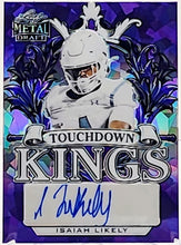 Load image into Gallery viewer, 2022 Leaf Metal Draft Purple Crystals /15 Isaiah Likely #TK-IL1 Rookie Auto RC
