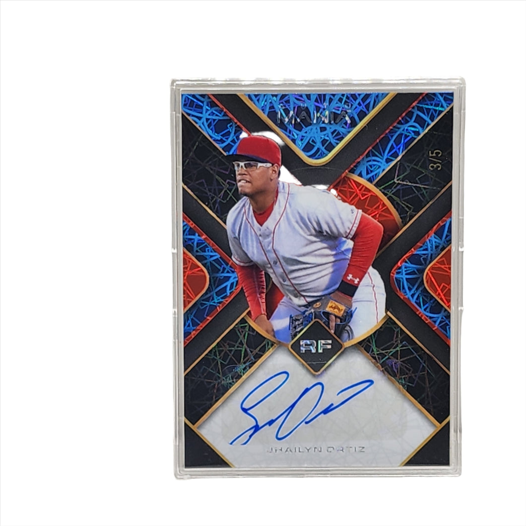 2023 Wild Card Auto Mania 3/5 Jhailyn Ortiz #AM-TH34 Phillies