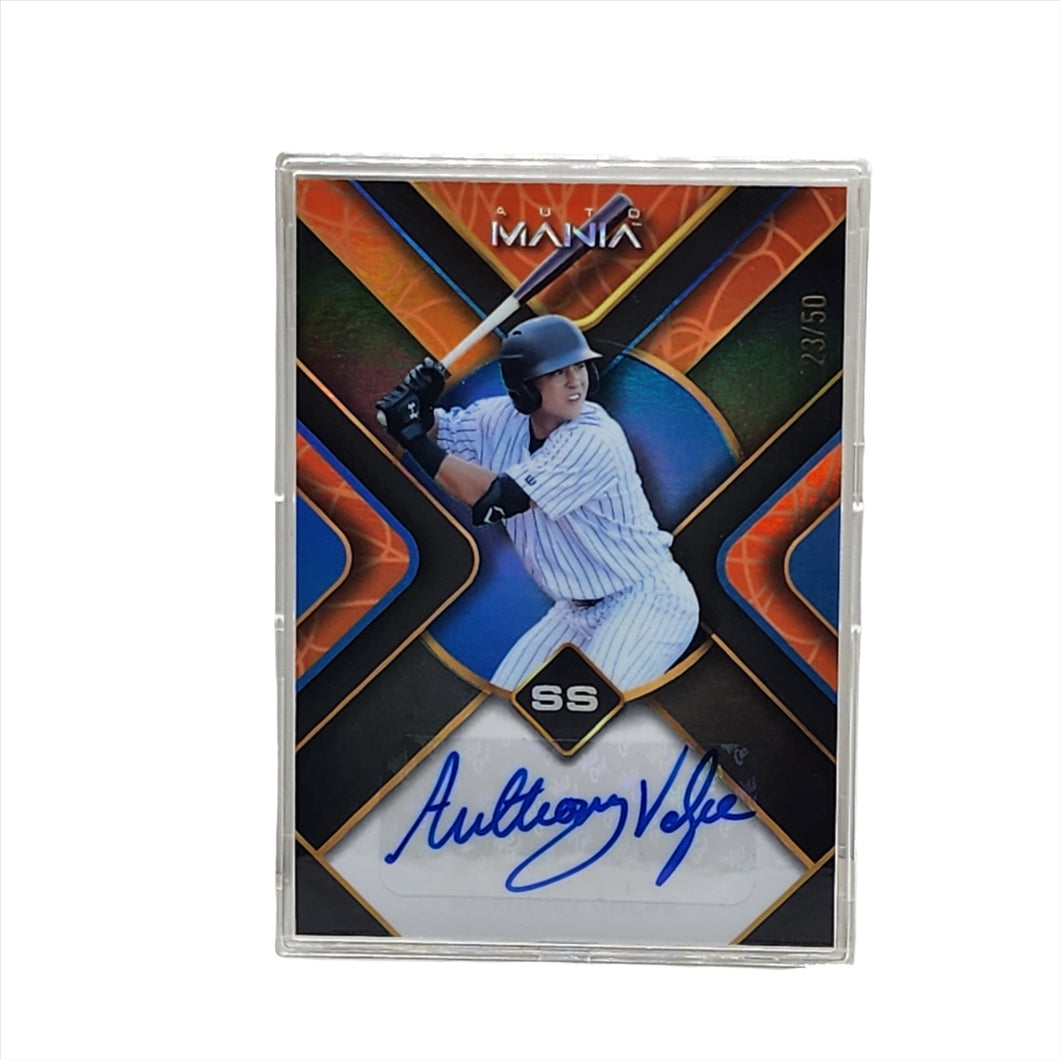 2023 Wild Card Auto Mania 23/50 Anthony Volpe #AM-TH4