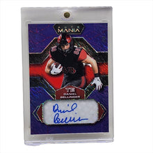 将图片加载到图库查看器，2022 Wild Card Auto Mania Purple 2/8 Daniel Bellinger RC #AM-H10 NY Giants
