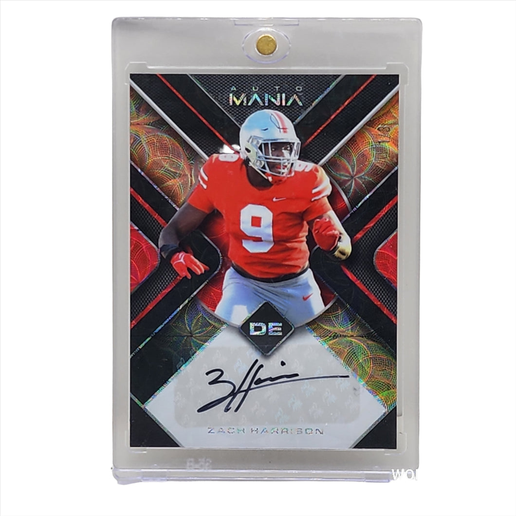 2022 Wild Card Auto Mania 1/3 Zach Harrison RC #AM-TR41 Ohio State Buckeyes