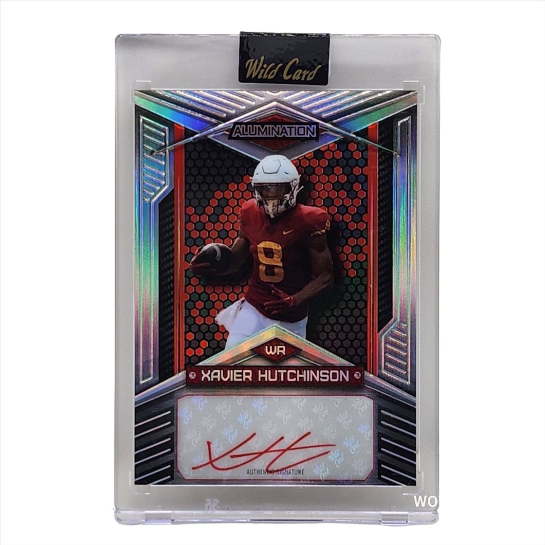 2023 Wild Card Alumination Auto RC 61/75 Xavier Hutchinson #AB-120