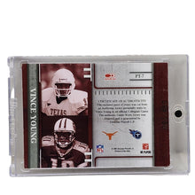 将图片加载到图库查看器，2007 Donruss Player Timeline Game Worn Jersey 94/250 Vince Young #PT-7 Tennessee Titans
