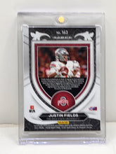 Load image into Gallery viewer, 2021 Panini Prizm Crusade Green Rookie Justin Fields RC #163 Ohio State Buckeyes
