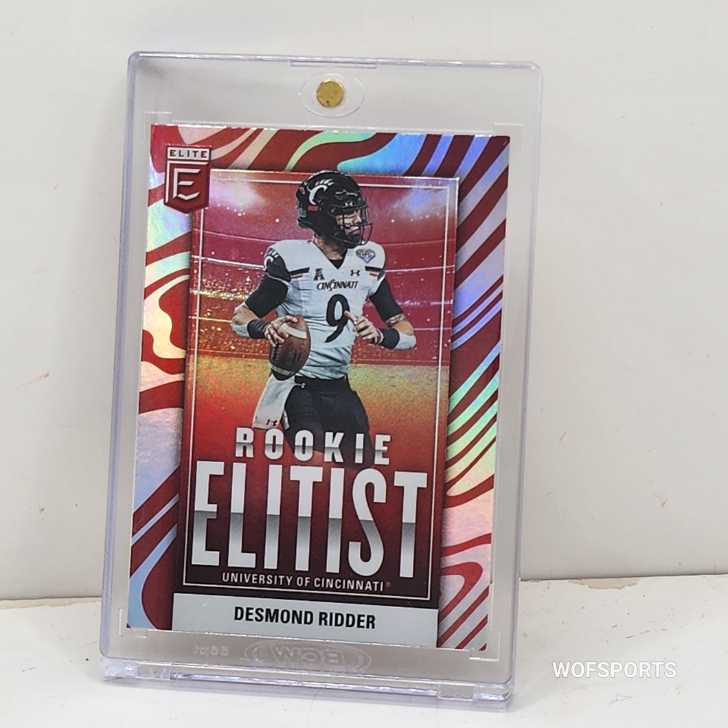 2022 Panini Donruss Elite Rookie Eliteist Desmond Ridder #RE-5 Cincinnati