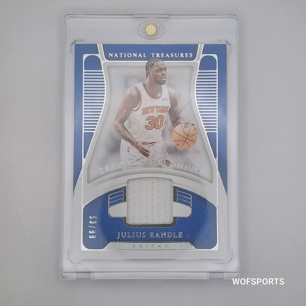 2021-22 Panini National Jersey Treasures 53/99 Julius Randle #JT-JRD NY KNICKS