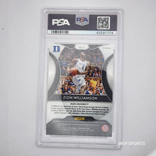 Load image into Gallery viewer, 2019 Panini Prizm Draft Picks Green/Yellow Prizm /249 Zion Williamson #1 PSA 9 Mint
