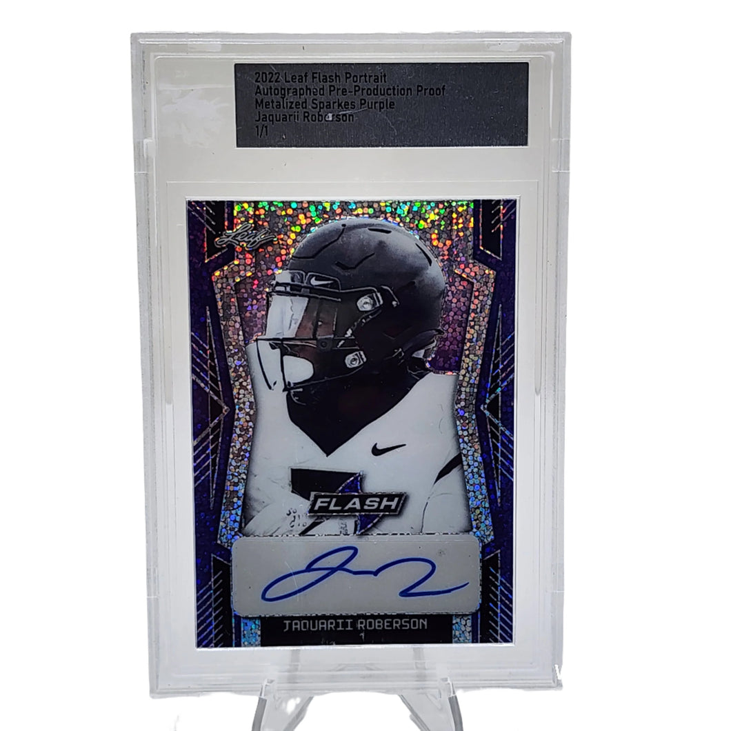 2022 Leaf Flash Portrait Auto Pre-Production Proof Meta Sparkes Purple JaquarII Roberson 1/1