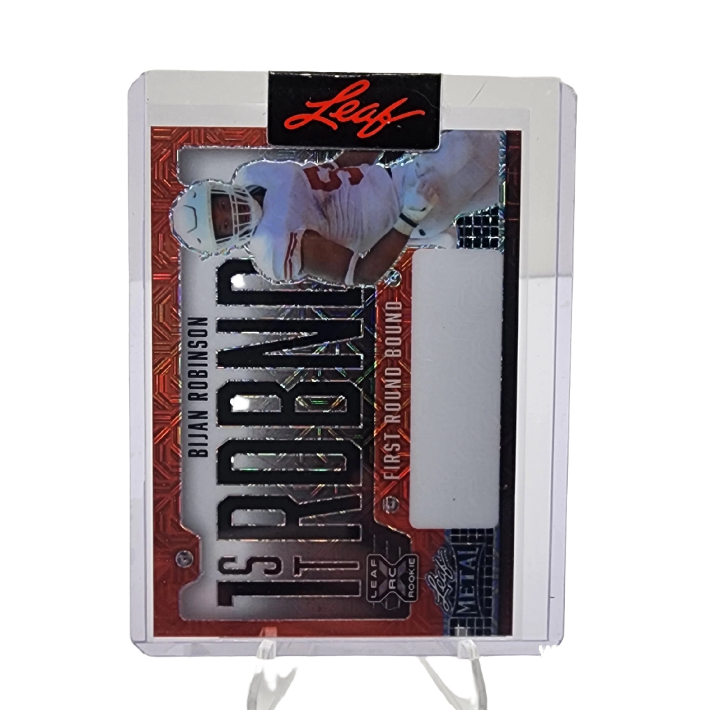 2023 Leaf Metal First Round Bound 1/1 Bijan Robinson #FRB-BR1 Rookie RC ...
