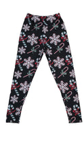تحميل الصورة إلى عارض المعرض، Christmas Leggings stretchy fit womens high waist pants SZ Small

