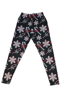 تحميل الصورة إلى عارض المعرض، Christmas Leggings stretchy fit womens high waist pants SZ Small
