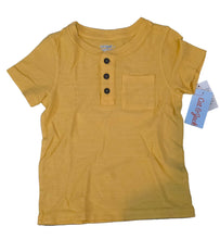 تحميل الصورة إلى عارض المعرض، Cat &amp; Jack Short-Sleeve Henley Pocket T-Shirt for Toddler Boys Size 2-4T

