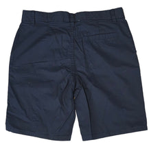 تحميل الصورة إلى عارض المعرض، Cat &amp; Jack Boys&#39; Flat Front &quot;At the Knee&quot; Chino Shorts Dark Navy Size 7 &amp; 16 NWT

