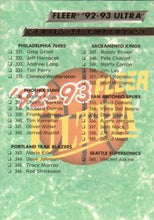 تحميل الصورة إلى عارض المعرض، 1992-93 Fleer Ultra Basketball Cards #351-375 Choose Yours
