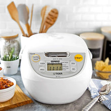 将图片加载到图库查看器，Tiger 5.5-Cup Electric Rice Cooker, Auto Warmer, Programmable
